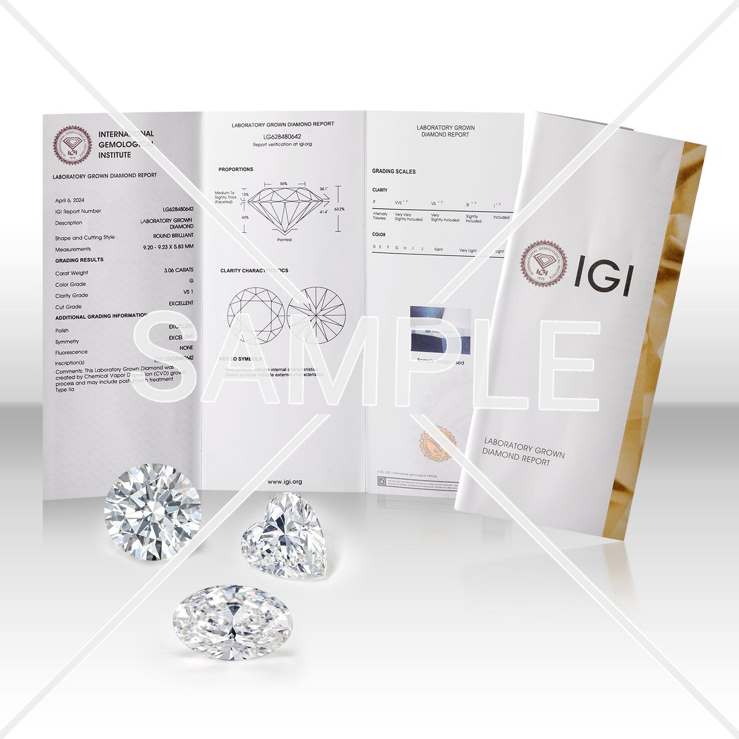 1.50 Cttw IGI Certified Lab Grown Diamond Infinity Dangle Earrings For Women in 14K Yellow Gold | Round Cut Diamonds Each 0.75 Ct | E-F Color | VS1-VS2 Clarity