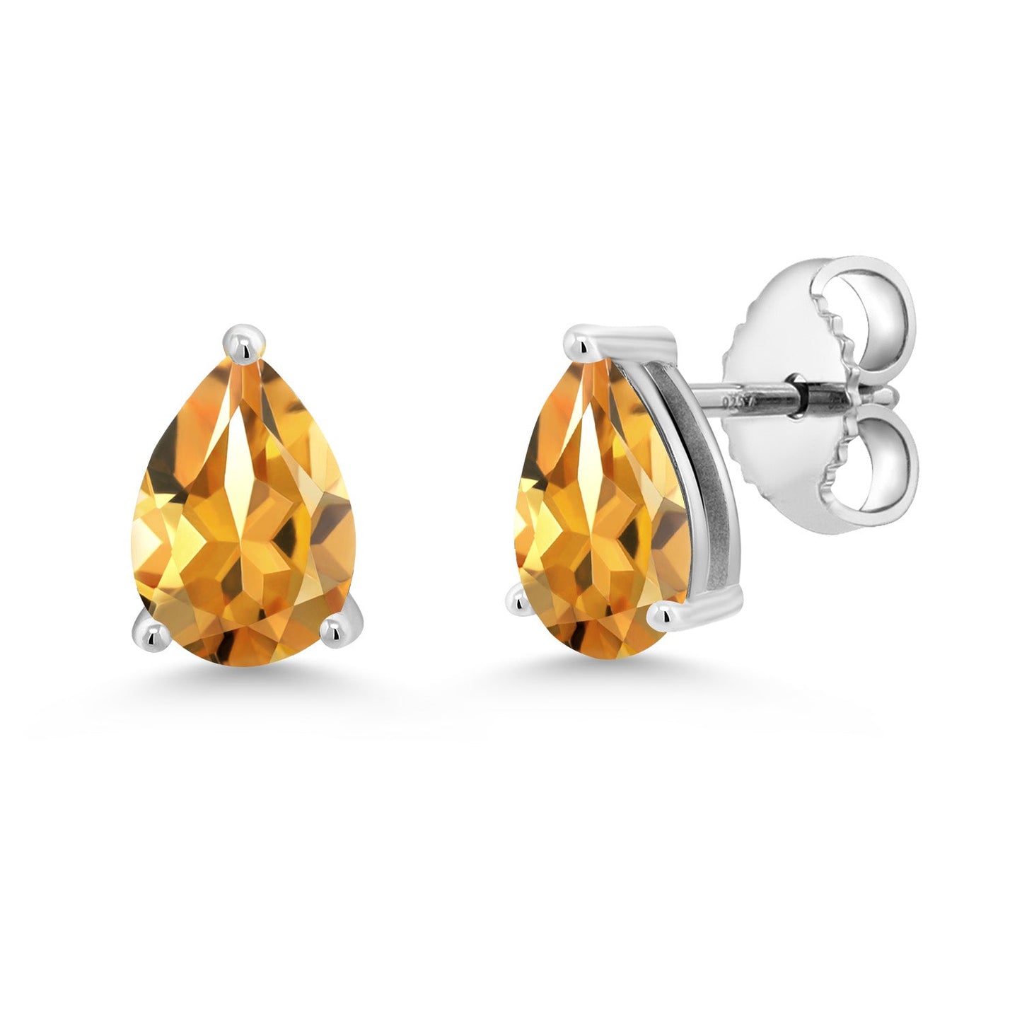 Pear Shape Teardrop Stud Earrings For Women | 7X5MM Pear Shape | 925 Sterling Silver | Gemstone Birthstone | Fine Jewelry Gifts for Her Mom Women Wife
