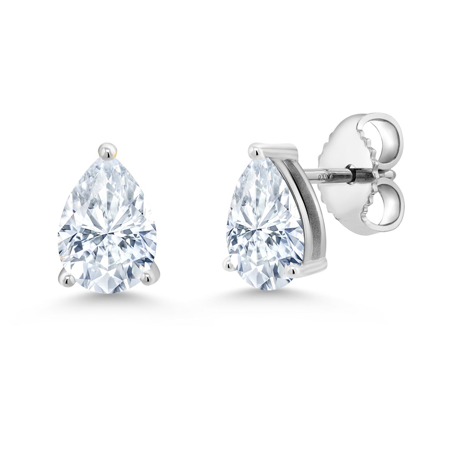 Pear Shape Teardrop Stud Earrings For Women | 7X5MM Pear Shape | 925 Sterling Silver | Gemstone Birthstone | Fine Jewelry Gifts for Her Mom Women Wife