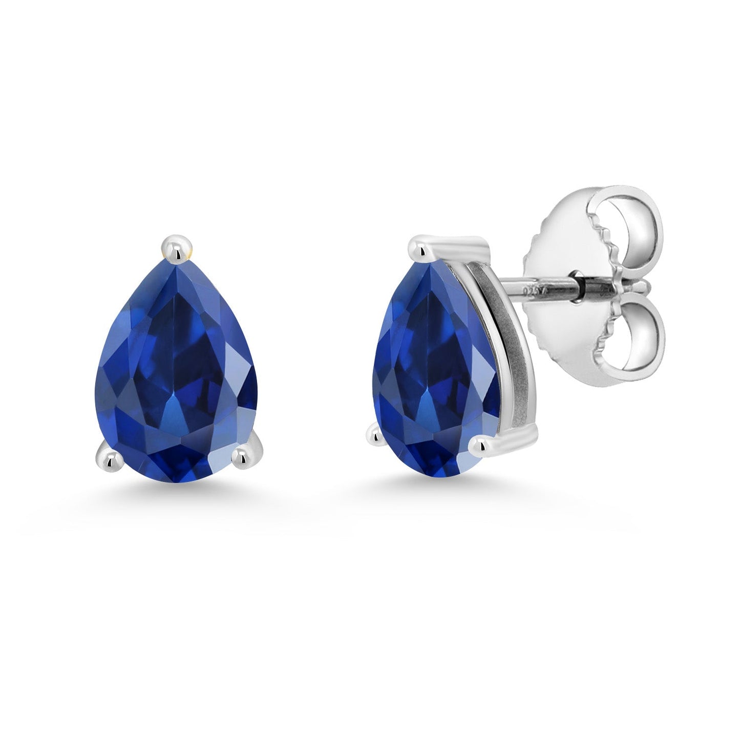 Pear Shape Teardrop Stud Earrings For Women | 7X5MM Pear Shape | 925 Sterling Silver | Gemstone Birthstone | Fine Jewelry Gifts for Her Mom Women Wife