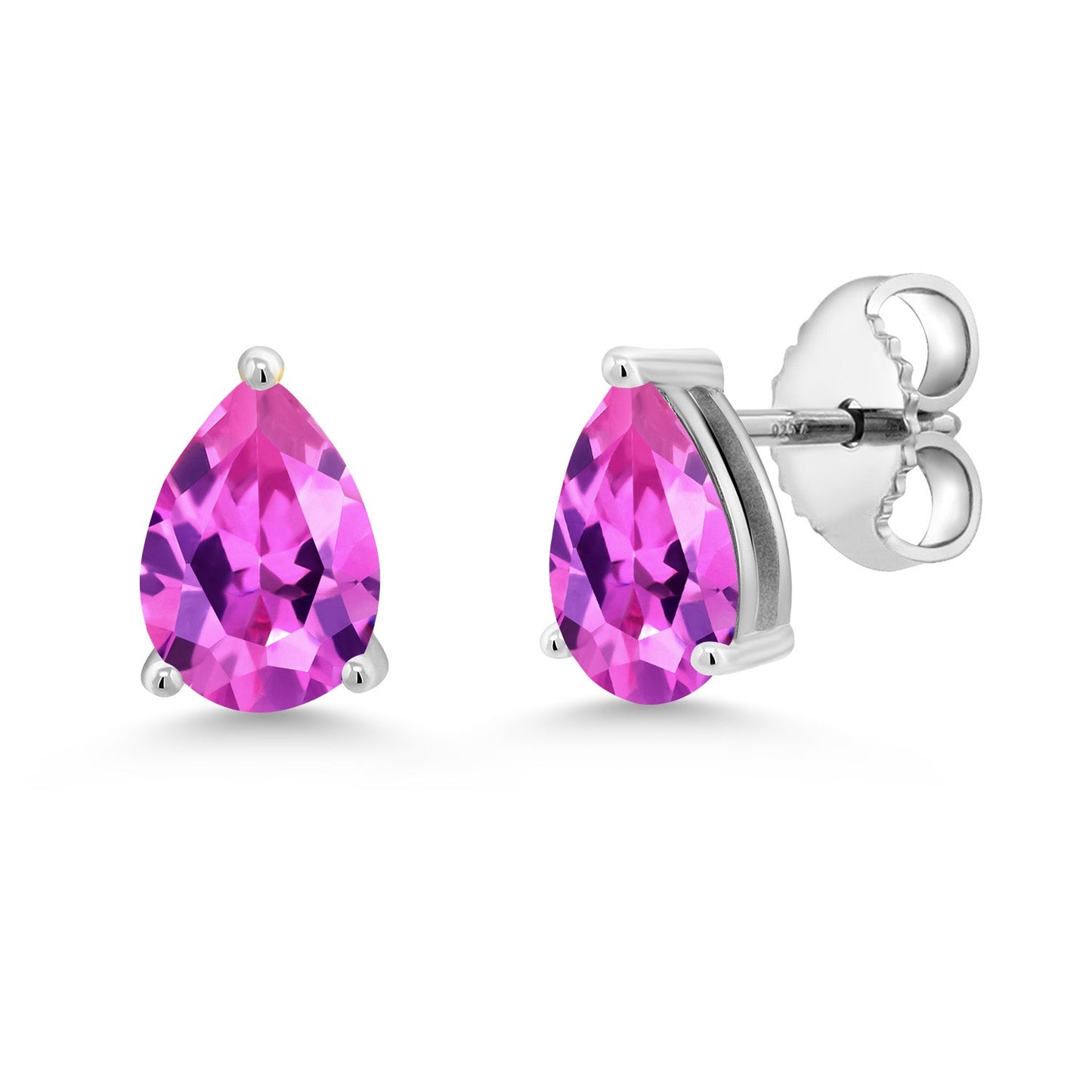 Pear Shape Teardrop Stud Earrings For Women | 7X5MM Pear Shape | 925 Sterling Silver | Gemstone Birthstone | Fine Jewelry Gifts for Her Mom Women Wife