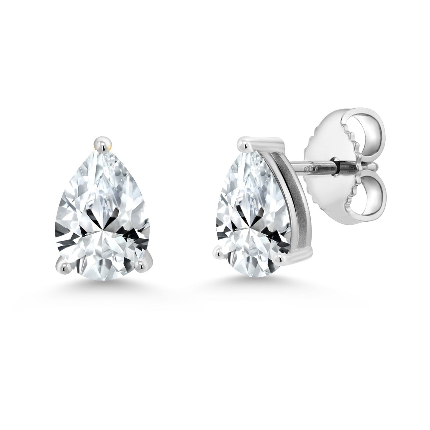 Pear Shape Teardrop Stud Earrings For Women | 7X5MM Pear Shape | 925 Sterling Silver | Gemstone Birthstone | Fine Jewelry Gifts for Her Mom Women Wife