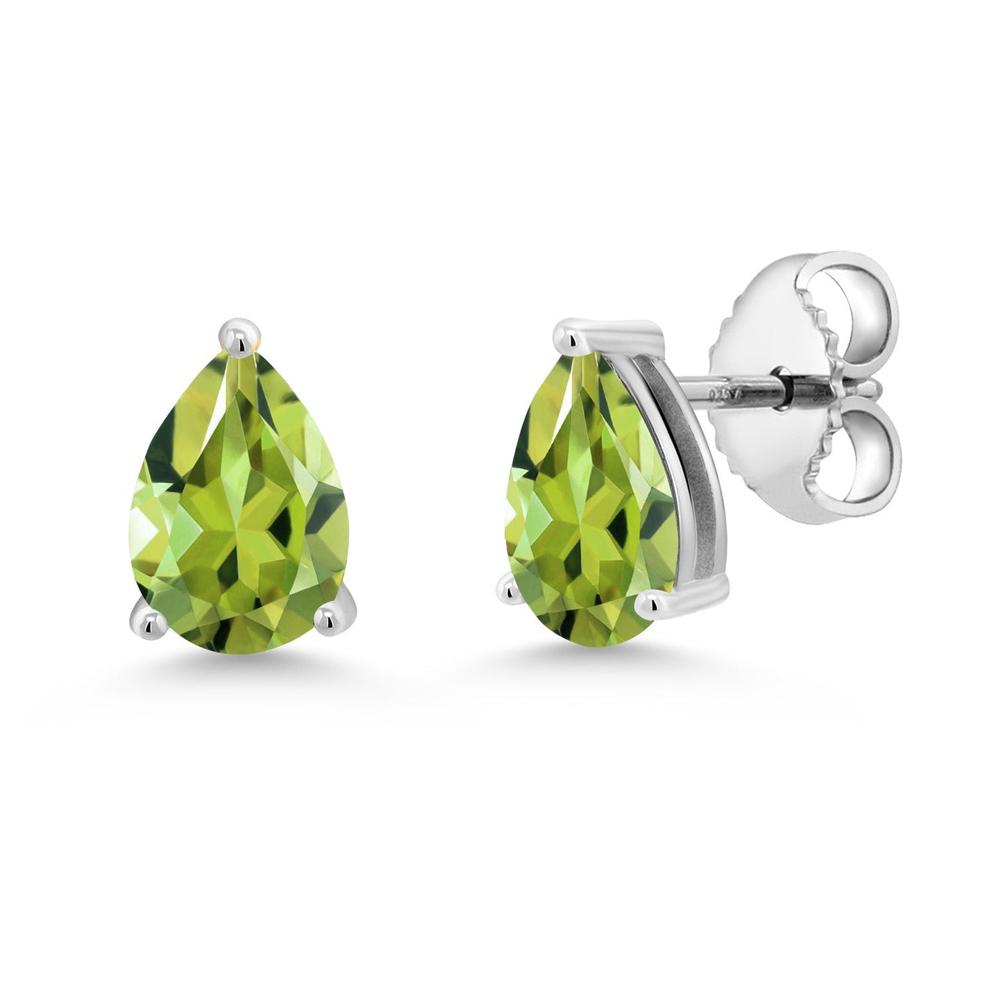 Pear Shape Teardrop Stud Earrings For Women | 7X5MM Pear Shape | 925 Sterling Silver | Gemstone Birthstone | Fine Jewelry Gifts for Her Mom Women Wife