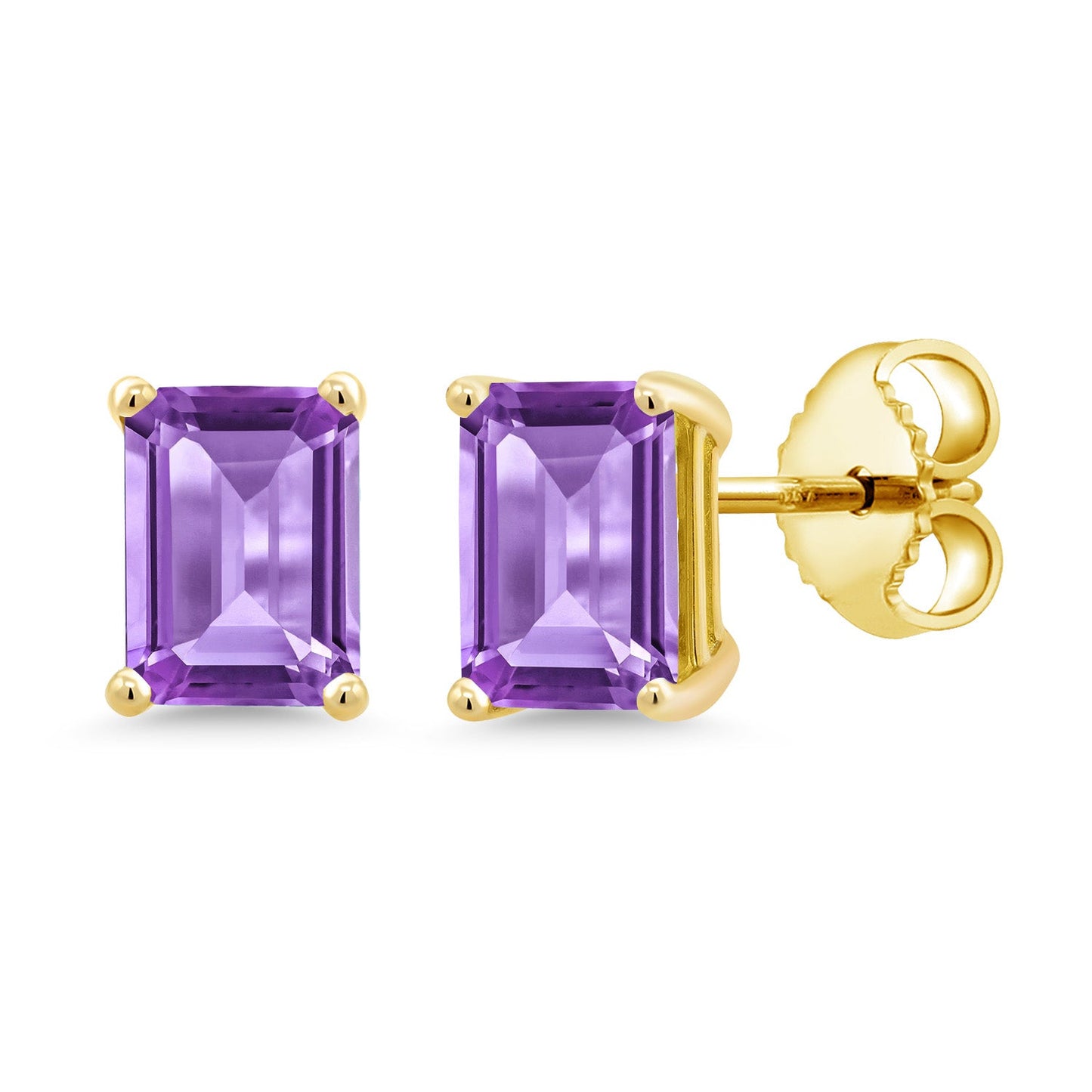 7X5MM Emerald Cut Gemstone Birthstone Stud Earrings For Women Men | 925 Sterling Silver | Fine Jewelry Gifts for Her Mom Women Wife