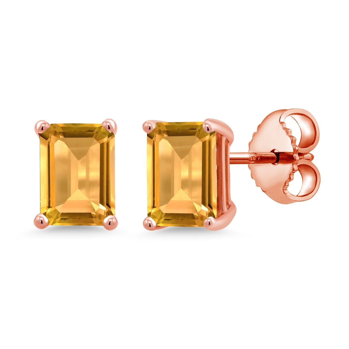 7X5MM Emerald Cut Gemstone Birthstone Stud Earrings For Women Men | 925 Sterling Silver | Fine Jewelry Gifts for Her Mom Women Wife