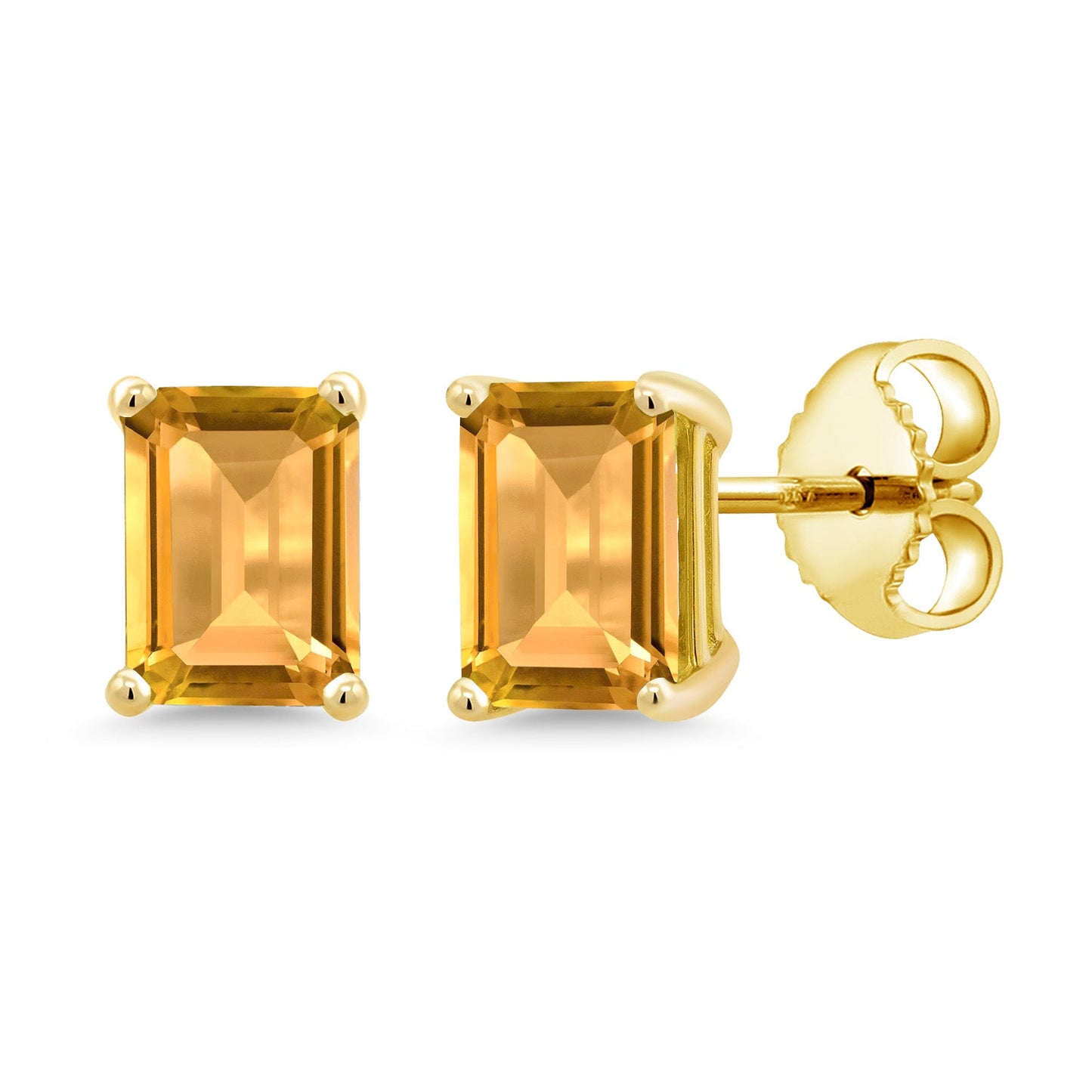 7X5MM Emerald Cut Gemstone Birthstone Stud Earrings For Women Men | 925 Sterling Silver | Fine Jewelry Gifts for Her Mom Women Wife