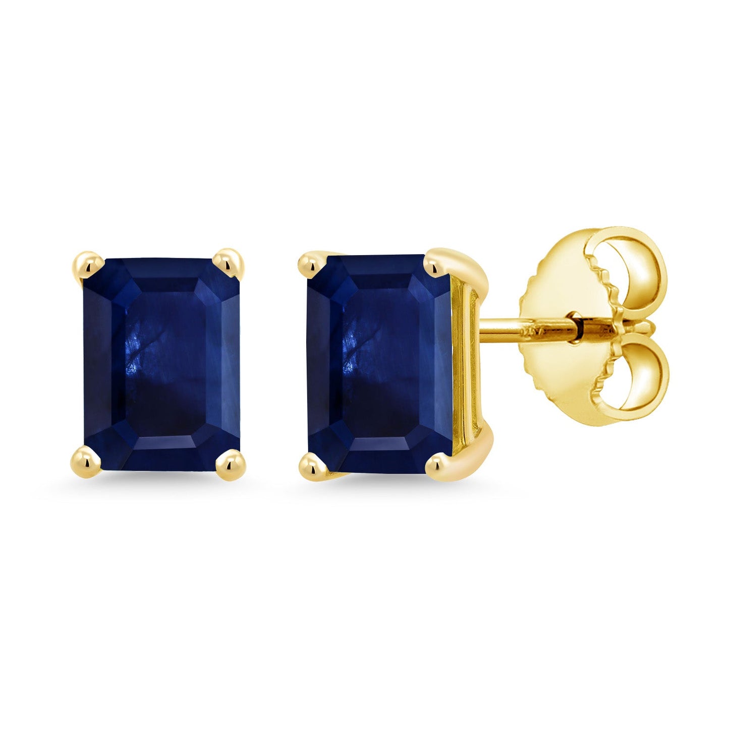 7X5MM Emerald Cut Gemstone Birthstone Stud Earrings For Women Men | 925 Sterling Silver | Fine Jewelry Gifts for Her Mom Women Wife