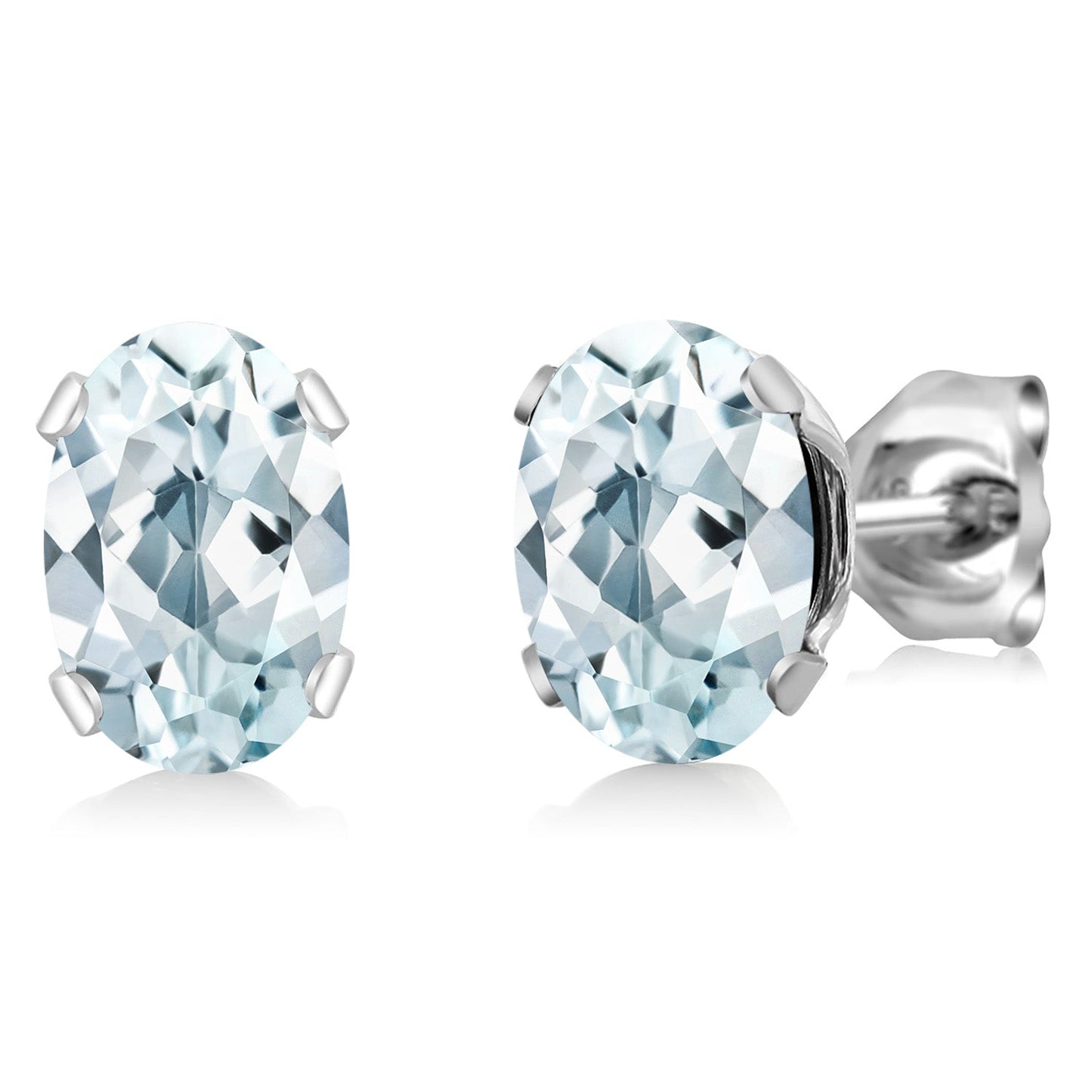 7X5MM Oval Gemstone Birthstone Stud Earrings For Women Men | 925 Sterling Silver | Fine Jewelry Gifts for Her Mom Women Wife