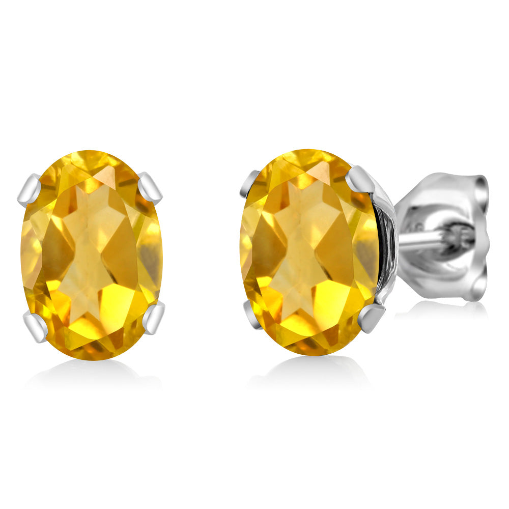 7X5MM Oval Gemstone Birthstone Stud Earrings For Women Men | 925 Sterling Silver | Fine Jewelry Gifts for Her Mom Women Wife