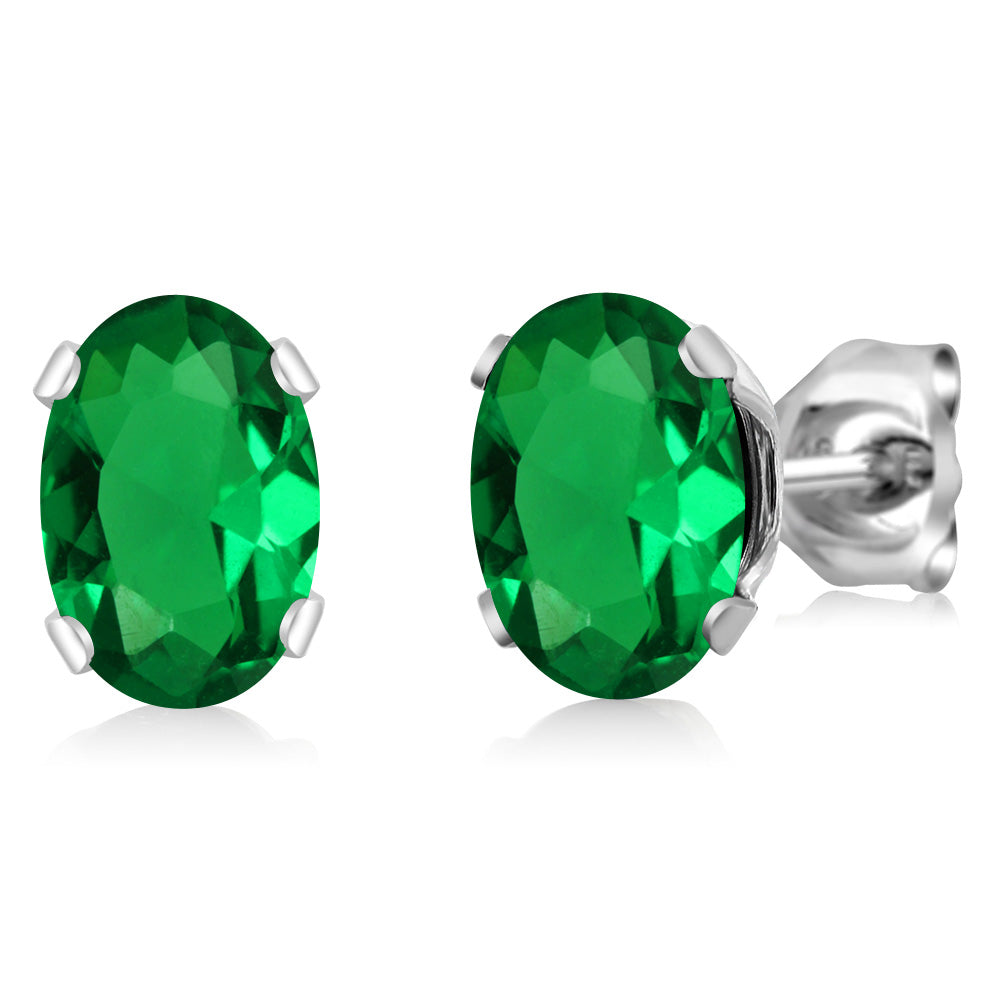 7X5MM Oval Gemstone Birthstone Stud Earrings For Women Men | 925 Sterling Silver | Fine Jewelry Gifts for Her Mom Women Wife