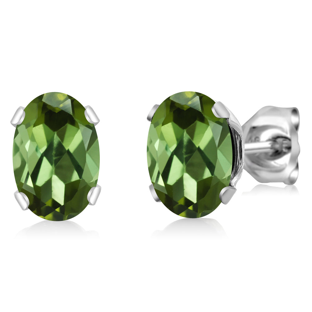 7X5MM Oval Gemstone Birthstone Stud Earrings For Women Men | 925 Sterling Silver | Fine Jewelry Gifts for Her Mom Women Wife