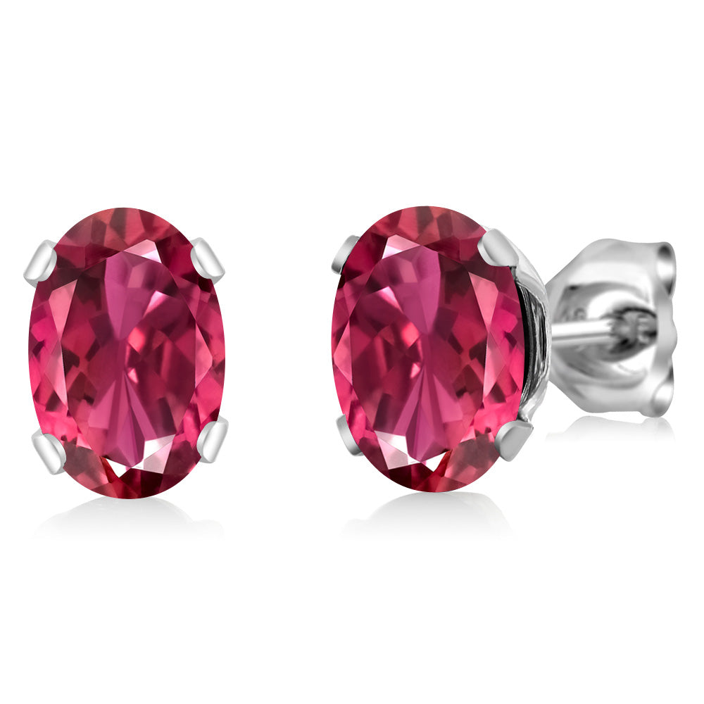 7X5MM Oval Gemstone Birthstone Stud Earrings For Women Men | 925 Sterling Silver | Fine Jewelry Gifts for Her Mom Women Wife