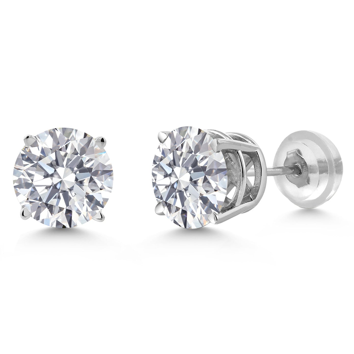 1.50 to 4 Carat 14K Gold IGI Certified Lab Grown Diamond Stud Earrings For Women Men | Round Cut | F-G Color | VS1 Clarity