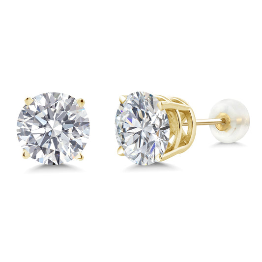 1.50 to 4 Carat 14K Gold IGI Certified Lab Grown Diamond Stud Earrings For Women Men | Round Cut | F-G Color | VS1 Clarity
